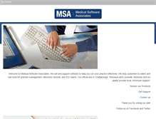 Tablet Screenshot of medicalsoftwareinc.com